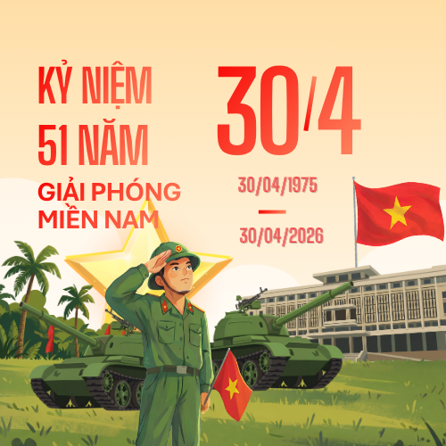 KỶ NIỆM 51 NĂM NGÀY GIẢI PHÓNG MIỀN NAM, THỐNG NHẤT ĐẤT NƯỚC